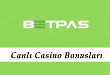 Betpas Canlı Casino Bonusları