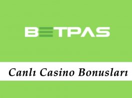 Betpas Canlı Casino Bonusları