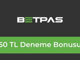 Betpas 50 TL Deneme Bonusu